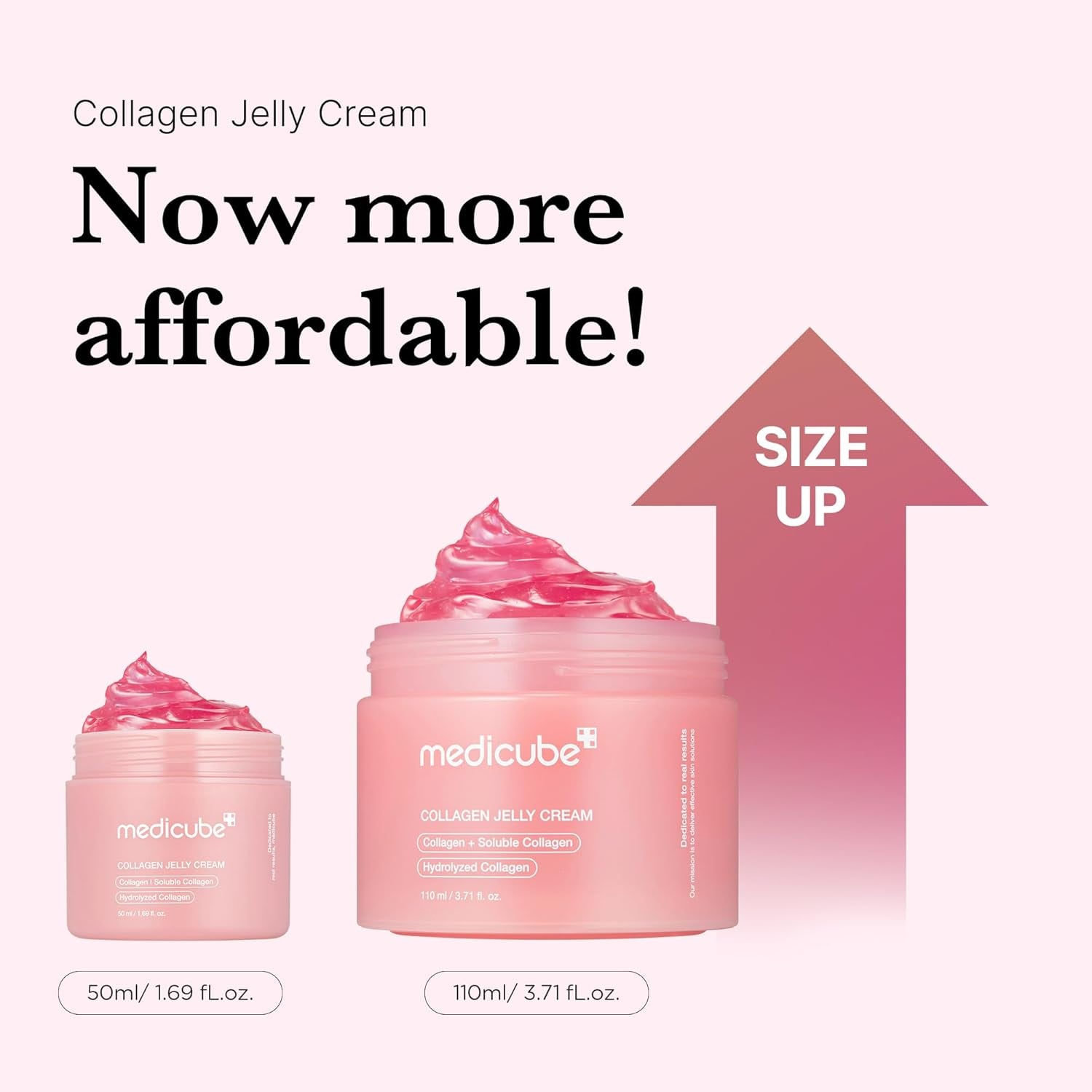 Collagen Jelly Cream- Niacinamide & Freeze-Dried Hydrolyzed Collagen - Boosts Skin'S Barrier Hydration and Gives 24H Glow & Lifted Look - Korean Skincare (1.69 Fl Oz (Pack of 1))
