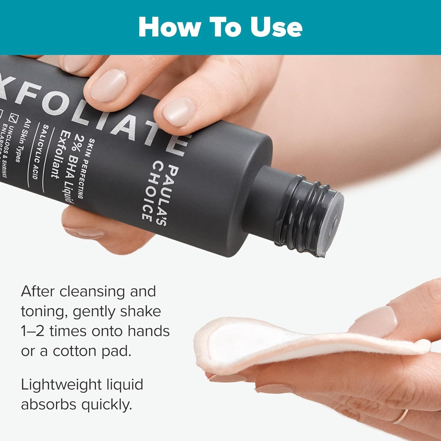 SKIN PERFECTING 2% BHA Liquid Salicylic Acid Exfoliant-Facial Exfoliant for Blackheads, Enlarged Pores, Wrinkles & Fine Lines