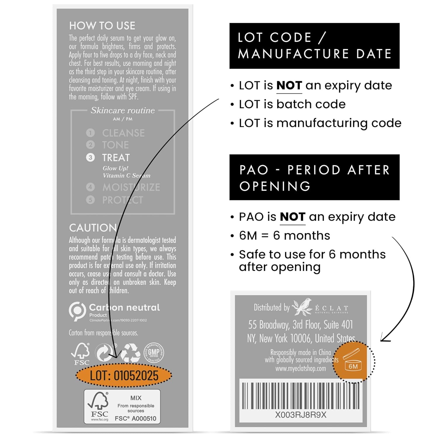 Vitamin C Face Serum - Skin Care for Dark Spots, Vitamin C Serum with Hyaluronic Acid, Ferulic Acid, & Vit E - anti Aging and Skin Brightening, Pure Vit C Facial Care 30 Ml