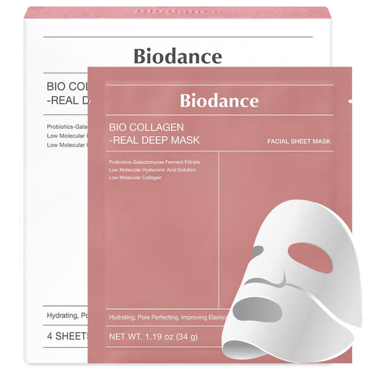 Biodance Bio-Collagen Real Deep Mask – 4 Pack (34g each)