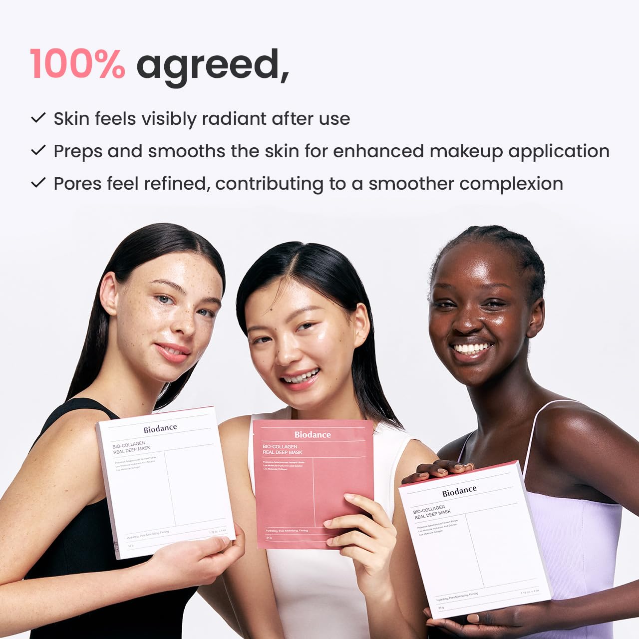 Biodance Bio-Collagen Real Deep Mask – 4 Pack (34g each)