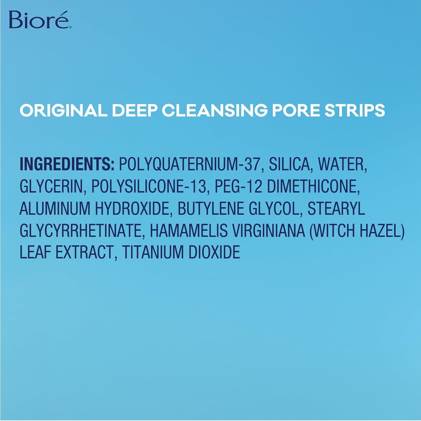 Original Blackhead Remover Strips, Deep Cleansing Nose Strips with Instant Pore Unclogging, Features C-Bond Technology, Oil-Free, Non-Comedogenic Use, 14 Count