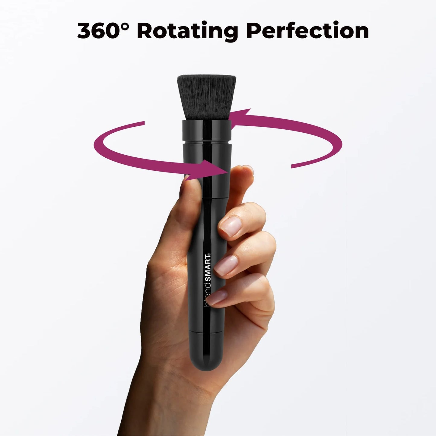 3-in-1 Rotating Makeup Brush Set
