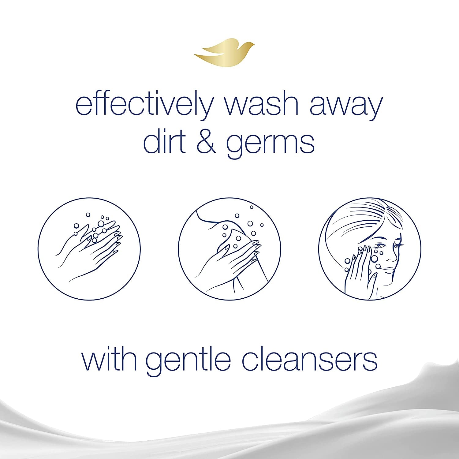 Beauty Bar Gentle Skin Cleanser Moisturizing for Gentle Soft Skin Care Original Made with 1/4 Moisturizing Cream 3.75 Oz, 14 Bars