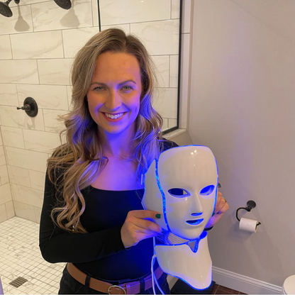 Non-Invasive Face Lifting Mask with LED Light Therapy