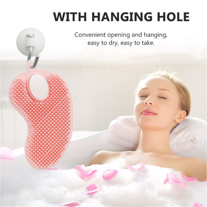 Wash Scrubber Shampoo Brush Bath Brush Silicone Body Brush Hair