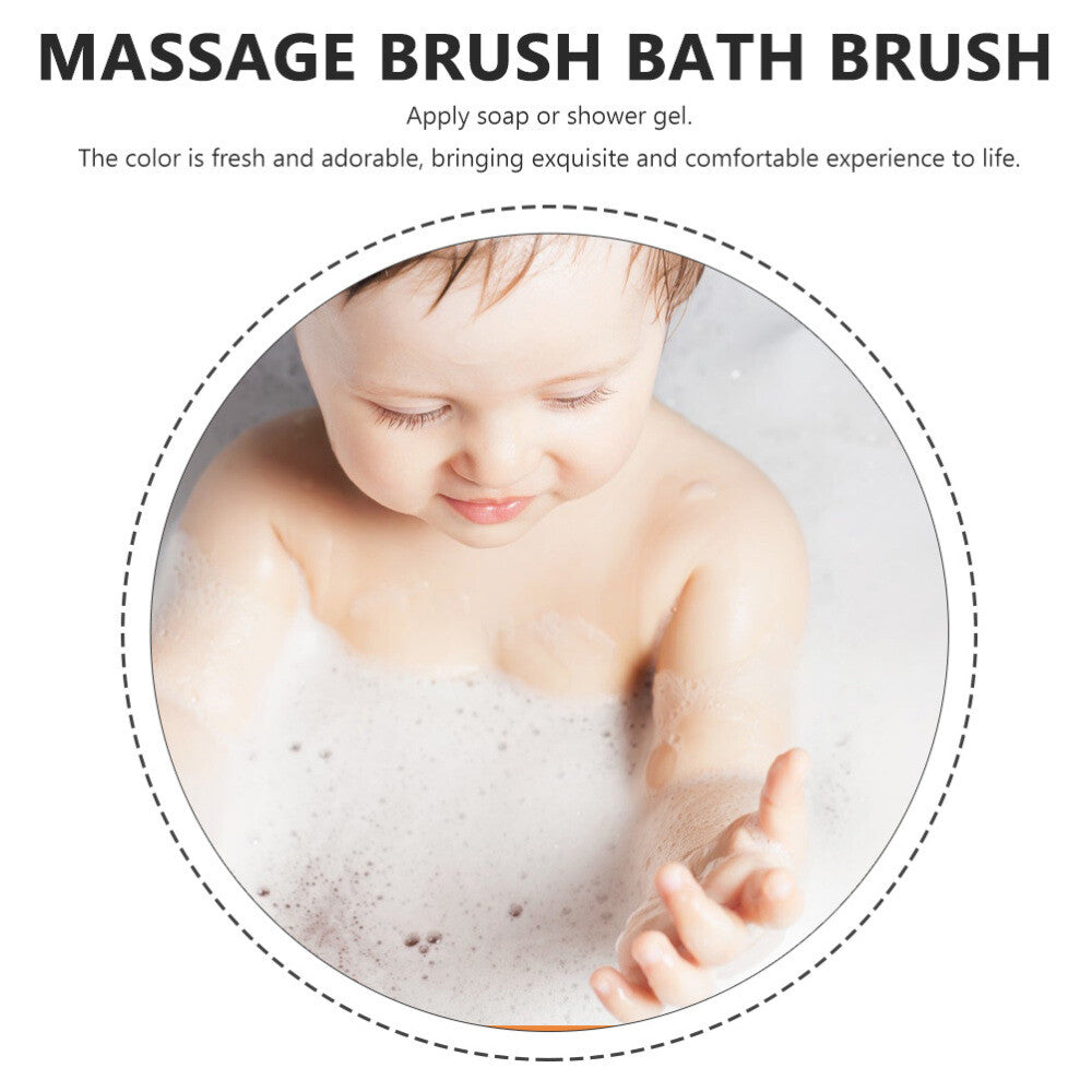 Wash Scrubber Shampoo Brush Bath Brush Silicone Body Brush Hair
