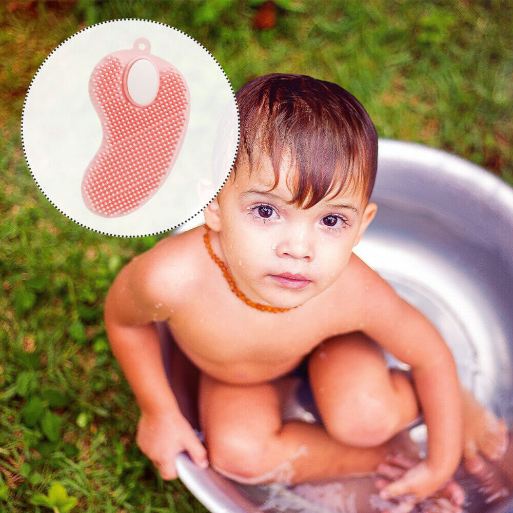 Wash Scrubber Shampoo Brush Bath Brush Silicone Body Brush Hair