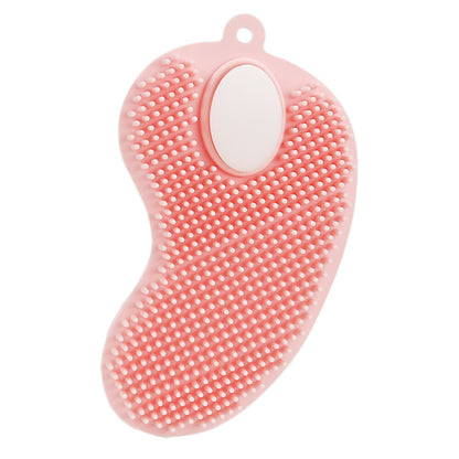 Wash Scrubber Shampoo Brush Bath Brush Silicone Body Brush Hair